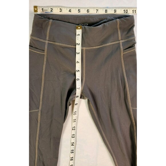 Athleta Girls leggings Size Large - 12 Green / Brown - Picture 5 of 8